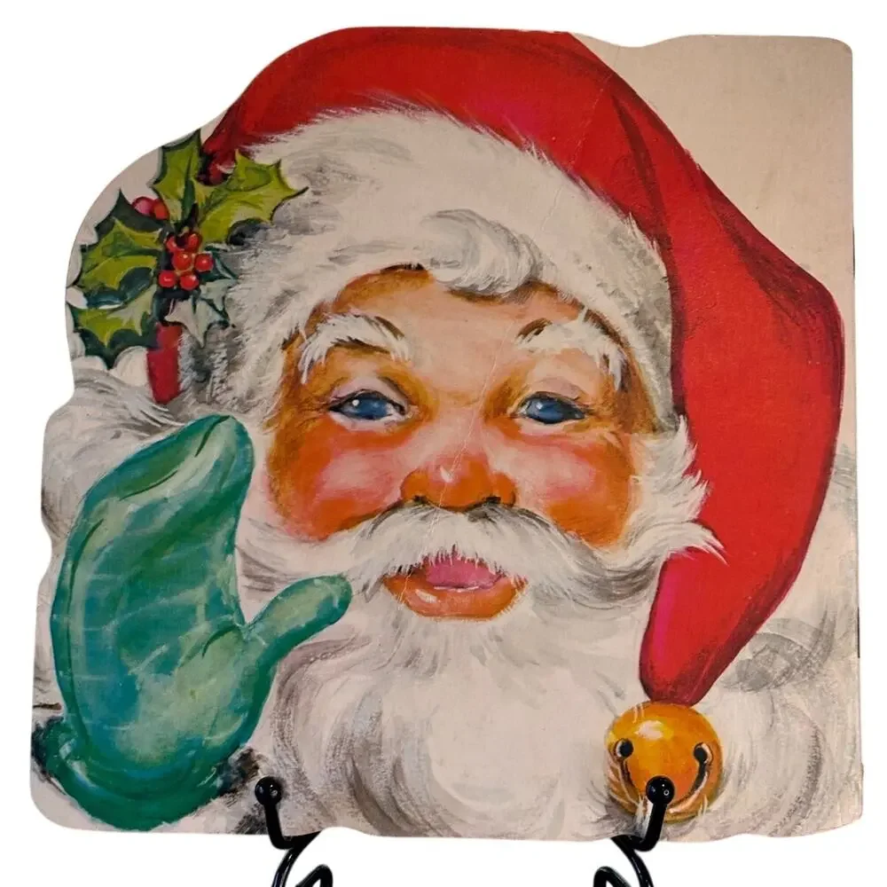 VTG 1980 Golden Shape Book, The Santa Claus Book by Eileen Daly, PB
